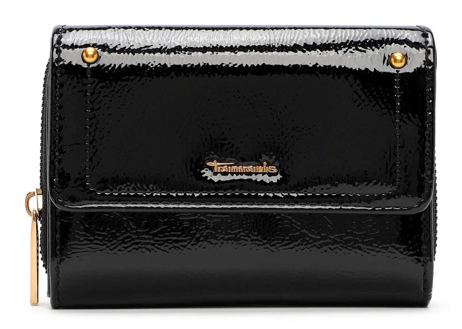 Tamaris Marina Patent Wallet With Flap Black