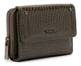 Tamaris Marina Snake Wallet With Flap Oliv Tamaris Marina Snake Wallet With Flap Oliv