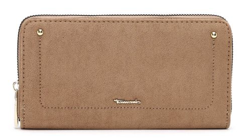 Tamaris Marina Suede Zip Around Wallet Taupe Tamaris Marina Suede Zip Around Wallet Taupe