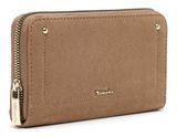Tamaris Marina Suede Zip Around Wallet Taupe Tamaris Marina Suede Zip Around Wallet Taupe