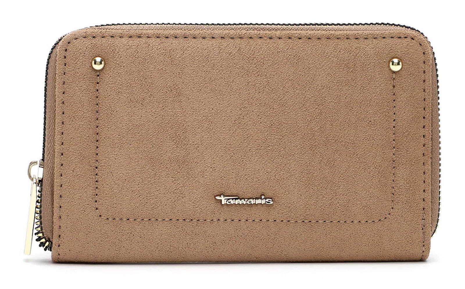 Tamaris Marina Suede Wallet Taupe