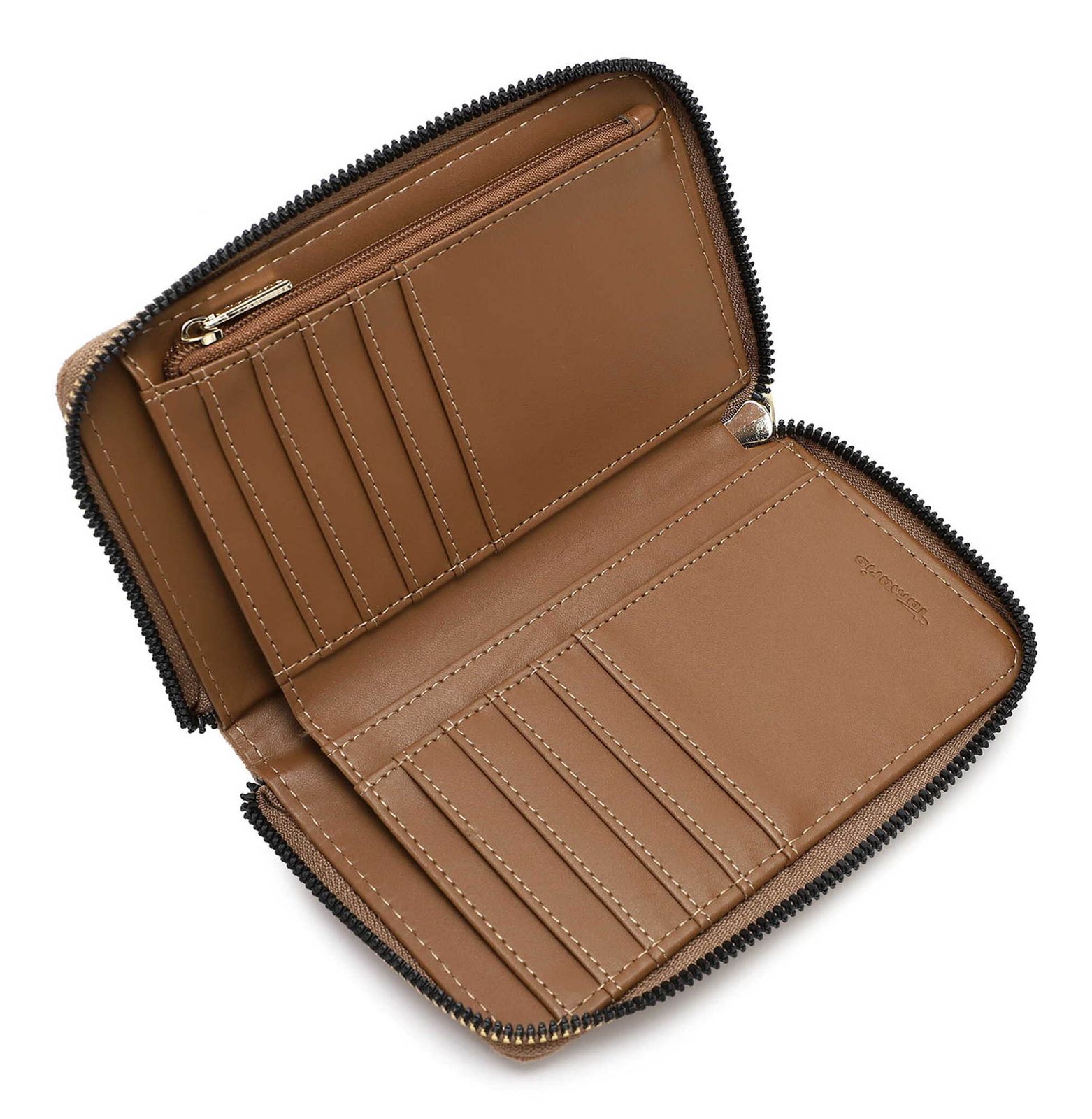Tamaris Marina Suede Wallet Taupe Tamaris Marina Suede Wallet Taupe