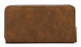Tamaris Marina Suede Zip Around Wallet Cognac Tamaris Marina Suede Zip Around Wallet Cognac