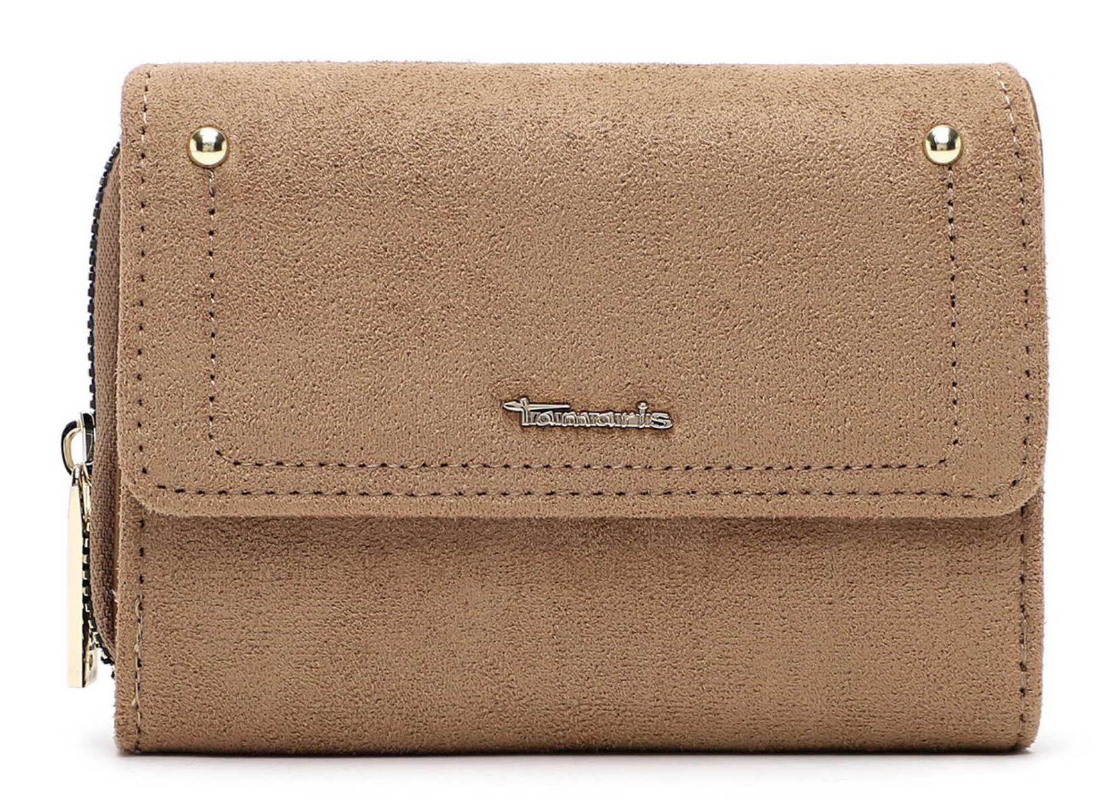 Tamaris Marina Suede Wallet With Flap Taupe