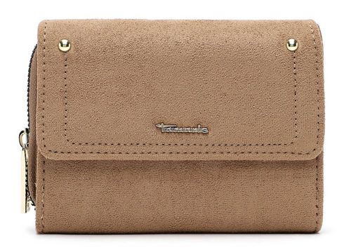 Tamaris Marina Suede Wallet With Flap Taupe