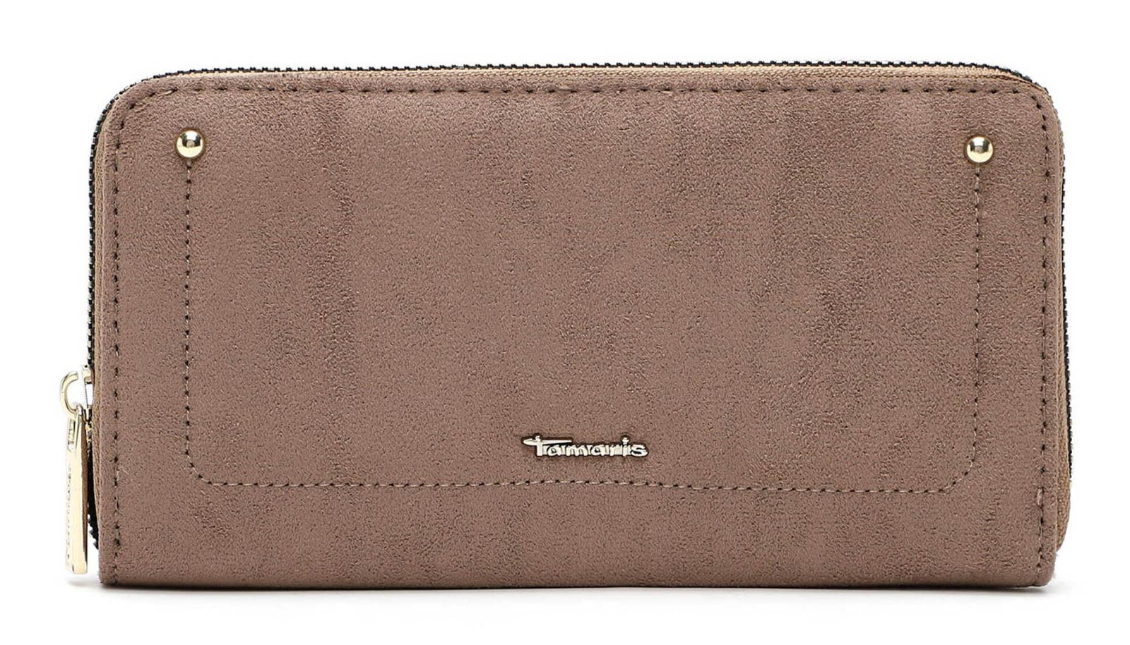 Tamaris Marina Suede Zip Around Wallet Grey