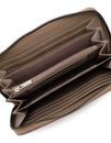 Tamaris Marina Suede Zip Around Wallet Grey Tamaris Marina Suede Zip Around Wallet Grey