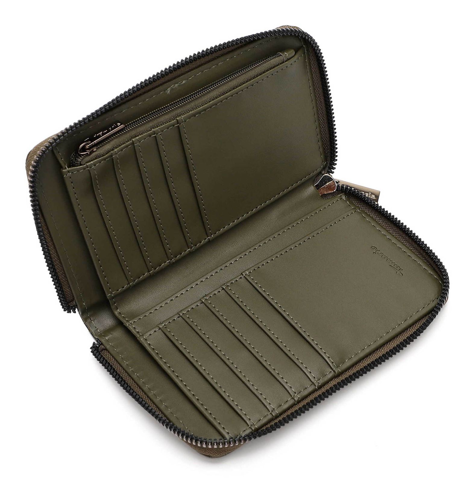 Tamaris Marina Snake Wallet Oliv Tamaris Marina Snake Wallet Oliv