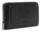 Tamaris Marina Snake Zip Around Wallet Black Tamaris Marina Snake Zip Around Wallet Black