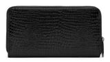 Tamaris Marina Snake Zip Around Wallet Black Tamaris Marina Snake Zip Around Wallet Black