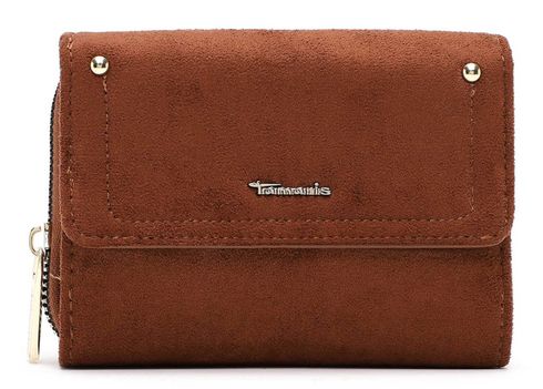Tamaris Marina Suede Wallet With Flap Cognac