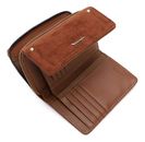 Tamaris Marina Suede Wallet With Flap Cognac