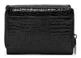 Tamaris Marina Snake Wallet With Flap Black Tamaris Marina Snake Wallet With Flap Black