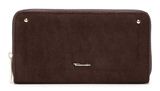 Tamaris Marina Suede Zip Around Wallet Brown
