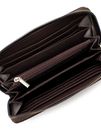 Tamaris Marina Suede Zip Around Wallet Brown