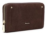 Tamaris Marina Suede Zip Around Wallet Brown