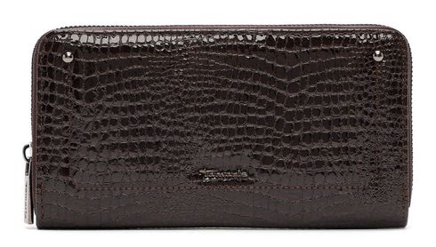 Tamaris Marina Snake Zip Around Wallet Brown Tamaris Marina Snake Zip Around Wallet Brown