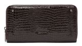 Tamaris Marina Snake Zip Around Wallet Brown