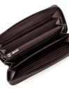 Tamaris Marina Snake Zip Around Wallet Brown