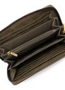 Tamaris Marina Suede Zip Around Wallet Oliv