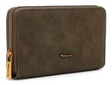 Tamaris Marina Suede Zip Around Wallet Oliv