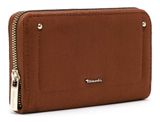 Tamaris Marina Suede Zip Around Wallet Cognac