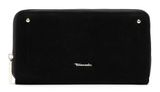 Tamaris Marina Suede Zip Around Wallet Black Tamaris Marina Suede Zip Around Wallet Black
