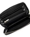 Tamaris Marina Suede Zip Around Wallet Black Tamaris Marina Suede Zip Around Wallet Black