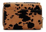 Tamaris Marina Suede Wallet With Flap Cognac / Black
