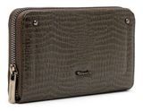 Tamaris Marina Snake Zip Around Wallet Oliv