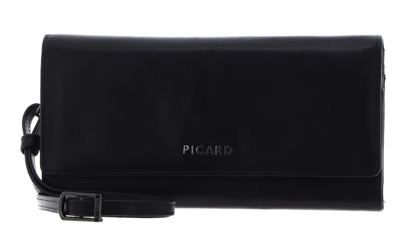 PICARD Fold in 1 Flap Wallet Black