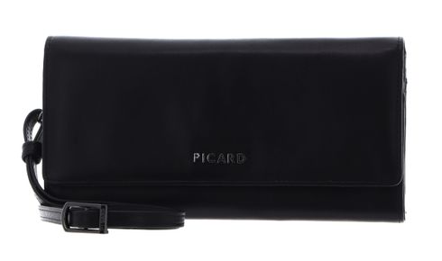 PICARD Fold in 1 Flap Wallet Black PICARD Fold in 1 Flap Wallet Black