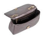 VALENTINO Maryjo Flap Bag Gun Metal