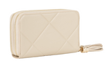 VALENTINO Astrid Zip Around Wallet Beige