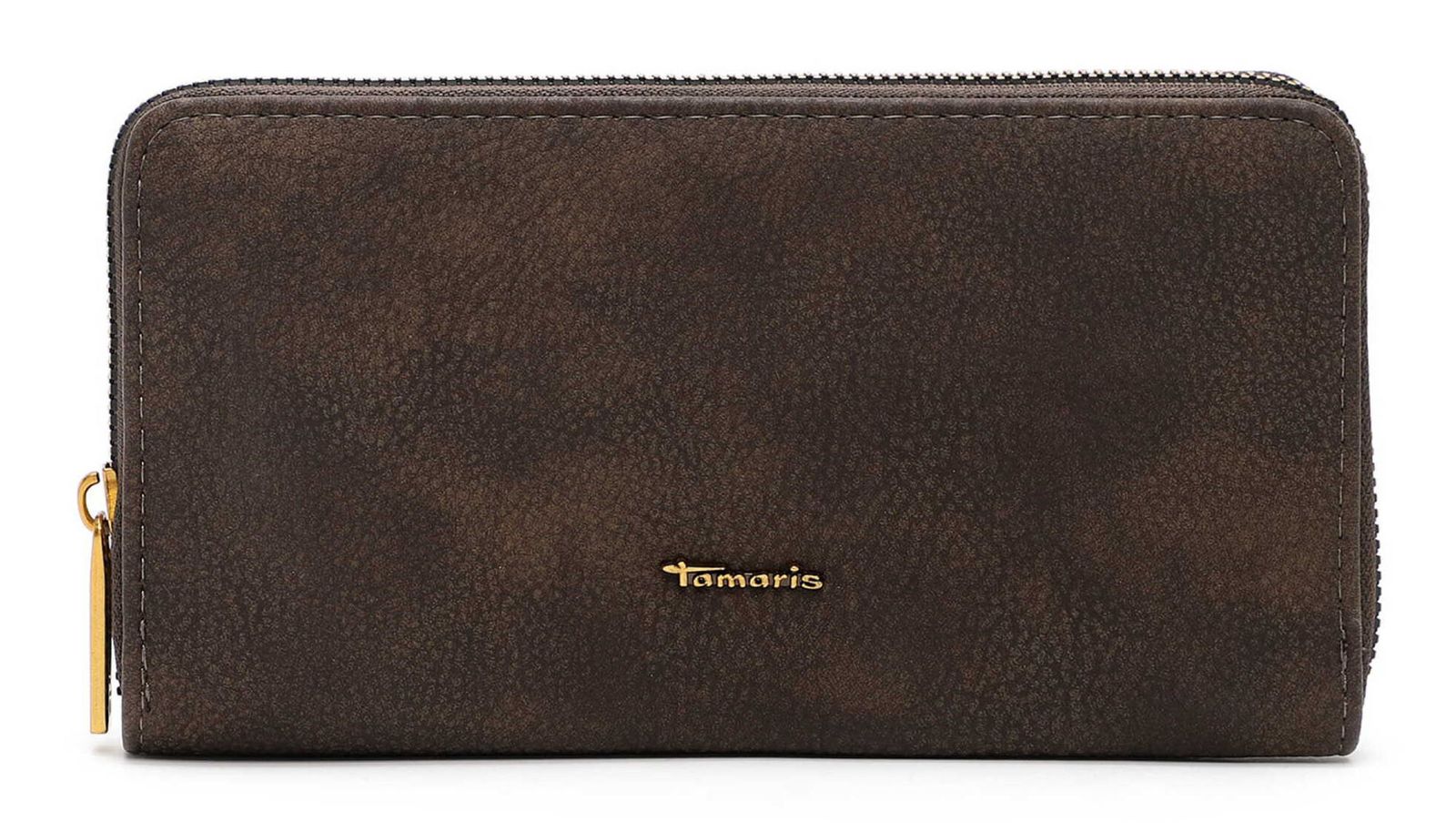 Tamaris Marina Suede Zip Around Wallet Brown