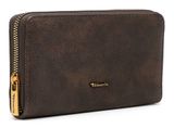 Tamaris Marina Suede Zip Around Wallet Brown Tamaris Marina Suede Zip Around Wallet Brown