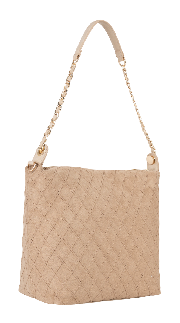 VALENTINO Makena Shoulder Bag Beige VALENTINO Makena Shoulder Bag Beige