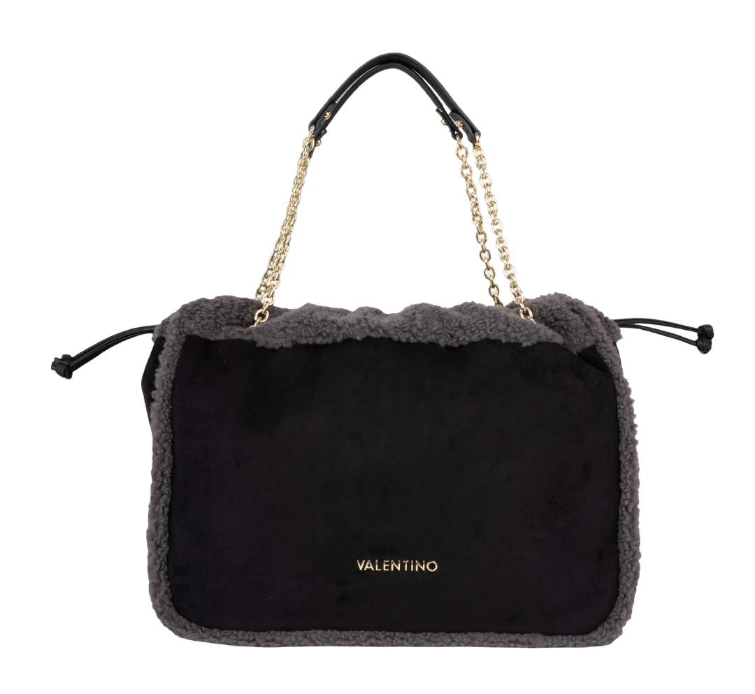 VALENTINO Max Shopping Bag Nero / Antracite