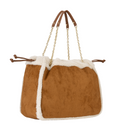 VALENTINO Max Shopping Bag Cuoio / Ecru