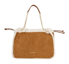 VALENTINO Max Shopping Bag Cuoio / Ecru