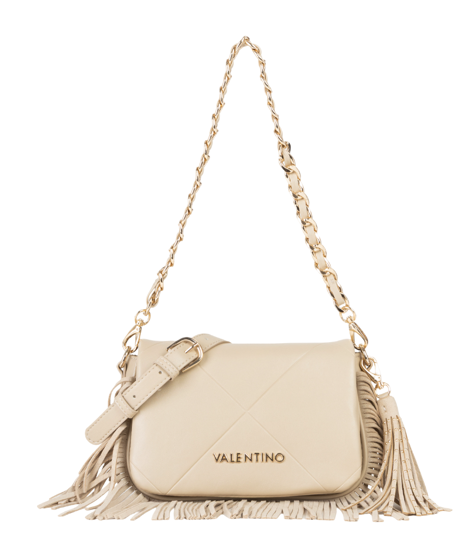 VALENTINO Astrid Flap Bag Beige