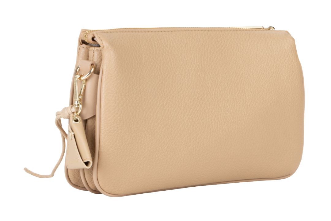 VALENTINO Maury Crossbody Bag Beige VALENTINO Maury Crossbody Bag Beige