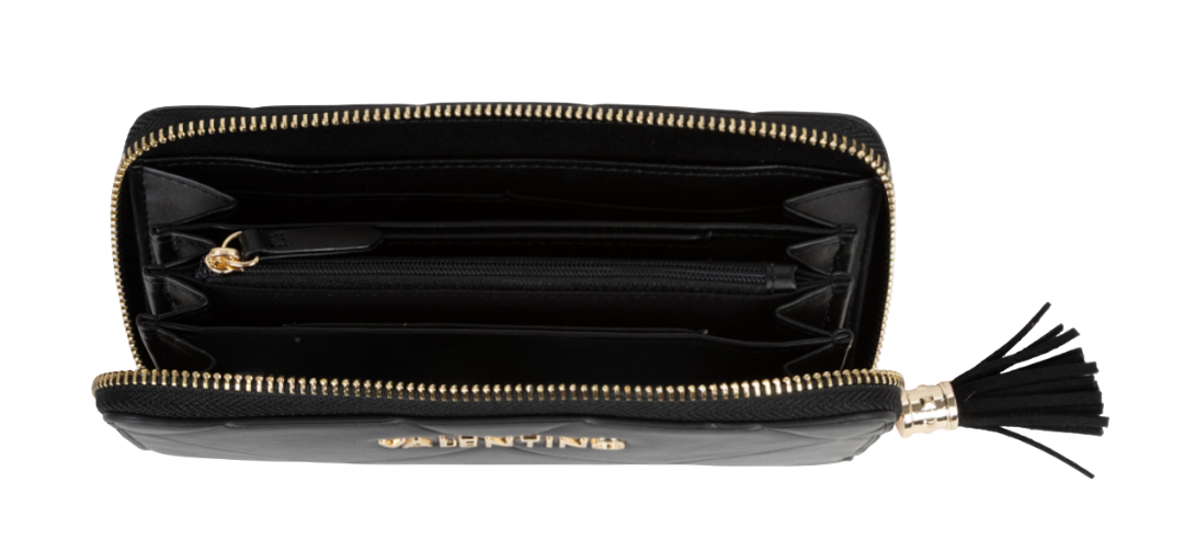VALENTINO Astrid Zip Around Wallet Nero VALENTINO Astrid Zip Around Wallet Nero