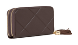 VALENTINO Astrid Zip Around Wallet Caffe