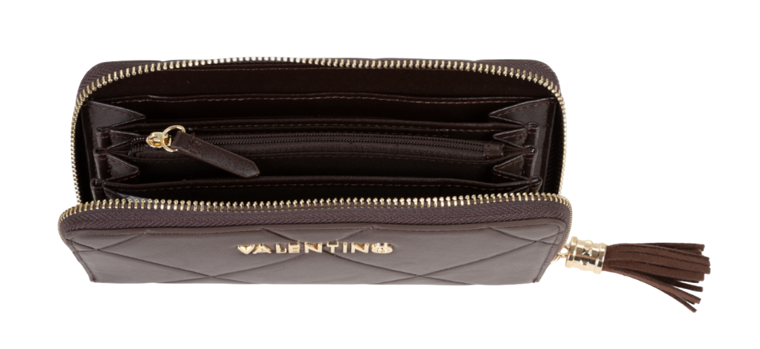 VALENTINO Astrid Zip Around Wallet Caffe VALENTINO Astrid Zip Around Wallet Caffe
