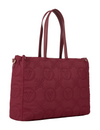 VALENTINO Puffy Shopping Bag Bordeaux