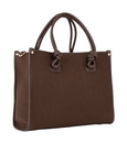 VALENTINO Winter Aella Shopping Bag Caffe