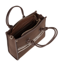 VALENTINO Winter Aella Shopping Bag Caffe