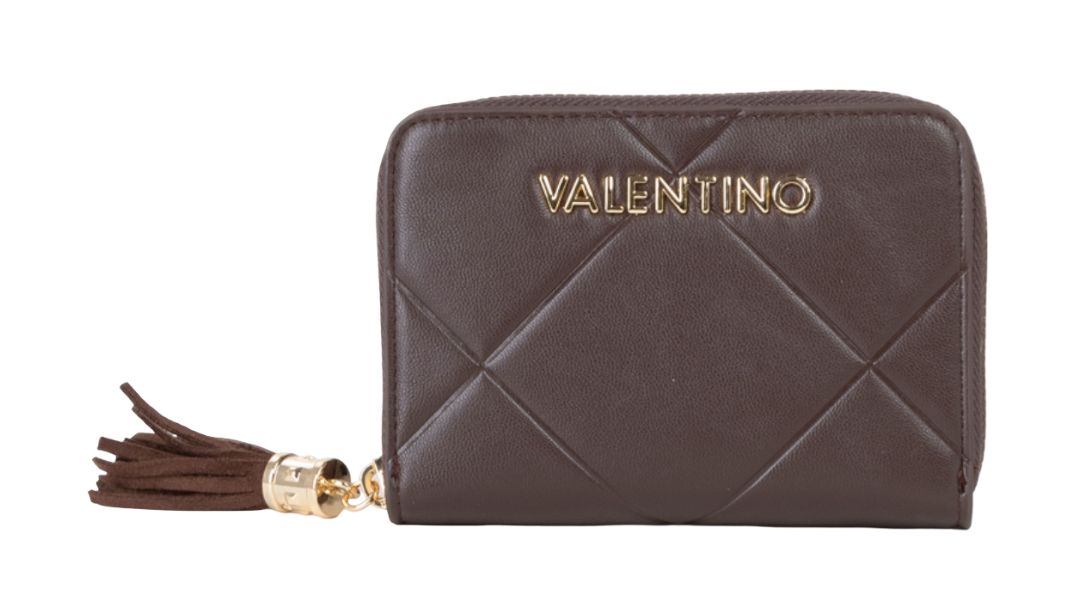 VALENTINO Astrid Zip Around Wallet Caffe