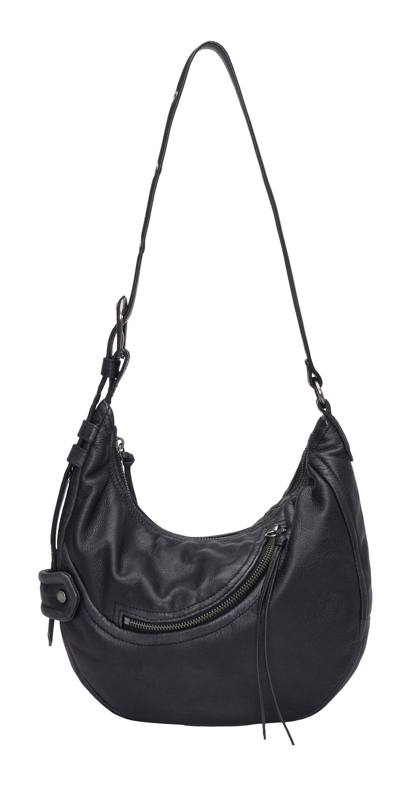 LIEBESKIND BERLIN Luna II Hobo Bag S Black
